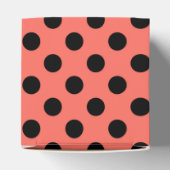 黒い水玉模様オンリビングサンゴ フェイバーボックス (上部)