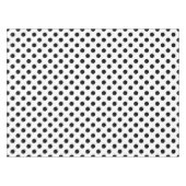 黒い水玉模様 テーブルクロス (正面(横))