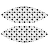 黒い水玉模様、水玉模様パターン、ドット点々のある、 アメリカンフットボール (パネル)