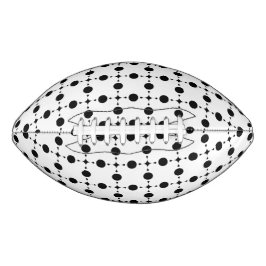 黒い水玉模様、水玉模様パターン、ドット点々のある、 アメリカンフットボール