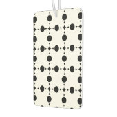 黒い水玉模様、水玉模様パターン、ドット点々のある、 カーエアーフレッシュナー (左)