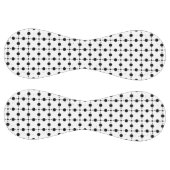 黒い水玉模様、水玉模様パターン、ドット点々のある、 ソフトボール (パネル)