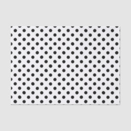 黒い水玉模様 薄葉紙
