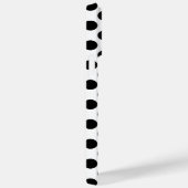 黒い水玉模様 Case-Mate iPhoneケース (裏面 / 右)