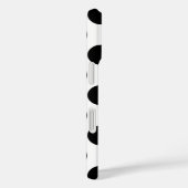 黒い水玉模様 Case-Mate iPhoneケース (裏面 / 右)