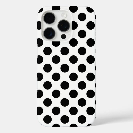 黒い水玉 Case-Mate iPhoneケース (裏面)