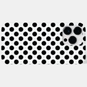 黒い水玉 Case-Mate iPhoneケース (裏面 (横))