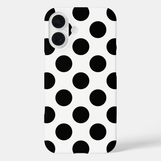 黒い水玉 Case-Mate iPhoneケース (裏面)
