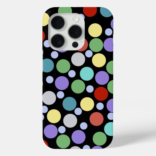 黒い水玉 Case-Mate iPhoneケース (裏面)