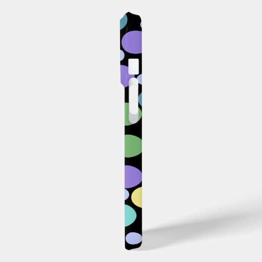 黒い水玉 Case-Mate iPhoneケース (裏面 / 左)