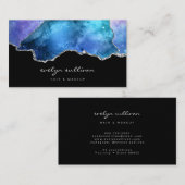 黒い水色の空が上がる 名刺 (正面/裏面)