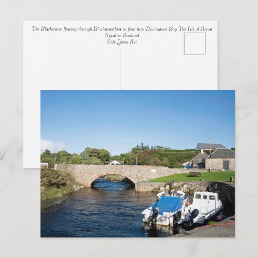 黒い水 ポストカード (正面/裏面)