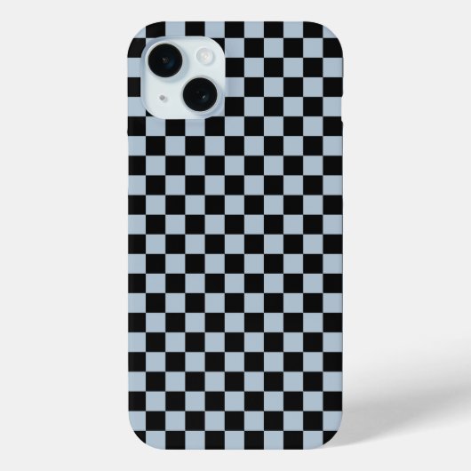 黒い氷の市松模様 Case-Mate iPhoneケース (裏面)