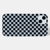黒い氷の市松模様 Case-Mate iPhoneケース (裏面 (横))