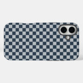 黒い氷の市松模様 Case-Mate iPhoneケース (裏面 (横))