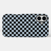 黒い氷の市松模様 Case-Mate iPhoneケース (裏面 (横))