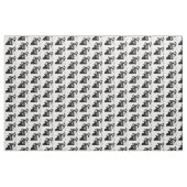 黒い油のポンピングユニットのデザイン ファブリック (ヤード)