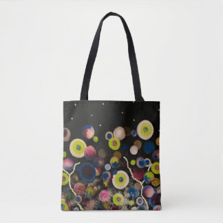 黒い泡totebag トートバッグ
