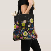 黒い泡totebag トートバッグ (クローズアップ)