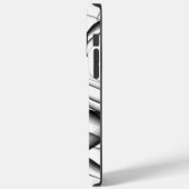 黒い波状インク Case-Mate iPhoneケース (裏面 / 左)