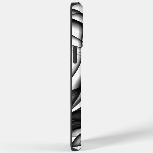 黒い波状インク Case-Mate iPhoneケース (裏面 / 右)