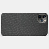 黒い波紋テクスチャパターンプリント Case-Mate iPhoneケース (裏面(横))