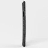 黒い波紋テクスチャパターンプリント Case-Mate iPhoneケース (裏面/右)