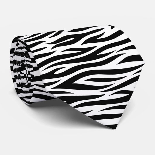 黒い波線 ネクタイ (ロール)