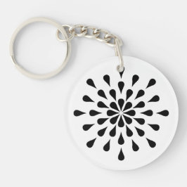 黒い涙滴 キーホルダー