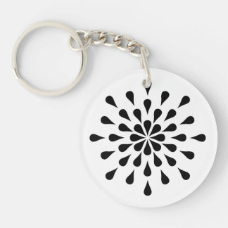 黒い涙滴 キーホルダー