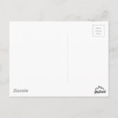 黒い渦巻き旋回(1) ポストカード (裏面)