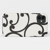 黒い渦巻くiPhone 5の箱 Case-Mate iPhoneケース (裏面(横))