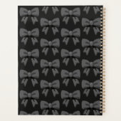 黒い湾曲形 プランナー手帳 (裏面)