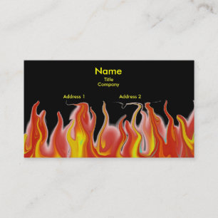 黒い火の名刺 名刺