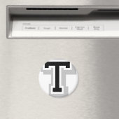 黒い灰色の文字T マグネット (インサイチュ (食洗機))