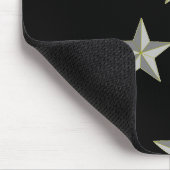 黒い灰色の星 マウスパッド (コーナー)