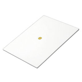 黒い点を持つ緑と赤の花 ノートパッド