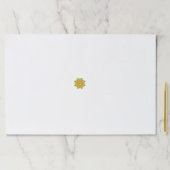 黒い点を持つ緑と赤の花 ペーパーパッド (インサイチュ)