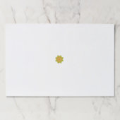 黒い点を持つ緑と赤の花 ペーパーパッド (正面)