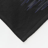 黒い烏 フリースブランケット (角)