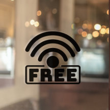 黒い無料WiFiワークスペースコーヒーショップ