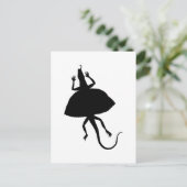 黒い爬虫類 ポストカード (スタンド正面)