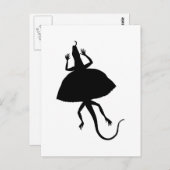 黒い爬虫類 ポストカード (正面/裏面)