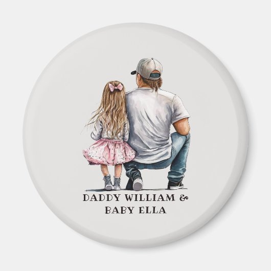 黒い父と娘の絆(11) マグネット (正面)