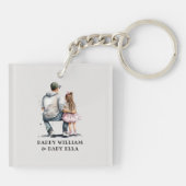 黒い父と娘の絆(12) キーホルダー (裏面)