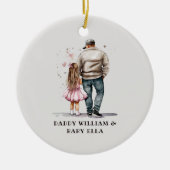 黒い父と娘の絆(13) セラミックオーナメント (正面)