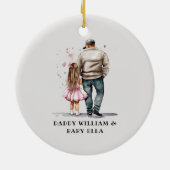 黒い父と娘の絆(13) セラミックオーナメント (裏面)