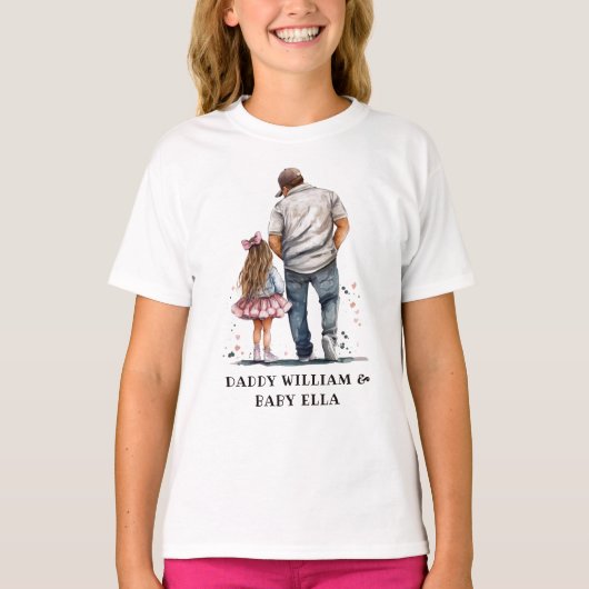 黒い父と娘の絆(14) Tシャツ (正面)