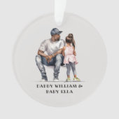 黒い父と娘の絆(3) オーナメント (正面)