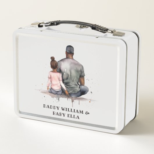 黒い父と娘の絆(4) メタルランチボックス (裏面)